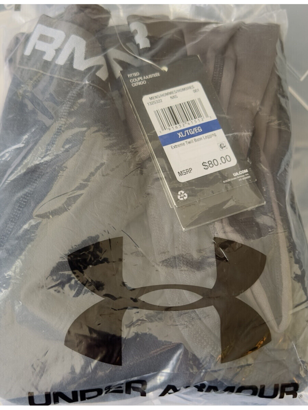 UNDER ARMOUR leggings Men Size XL